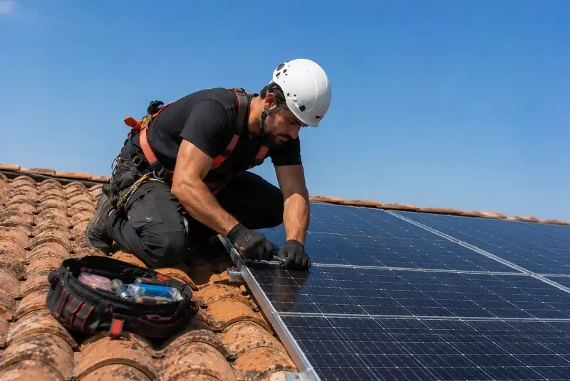 Maintenance et monitoring de panneaux solaires à Saint-Étienne-d'Albagnan